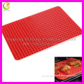 Innovative silicone pyramid pan fat reducing cooking mat useful kitchen tool as seen on TV